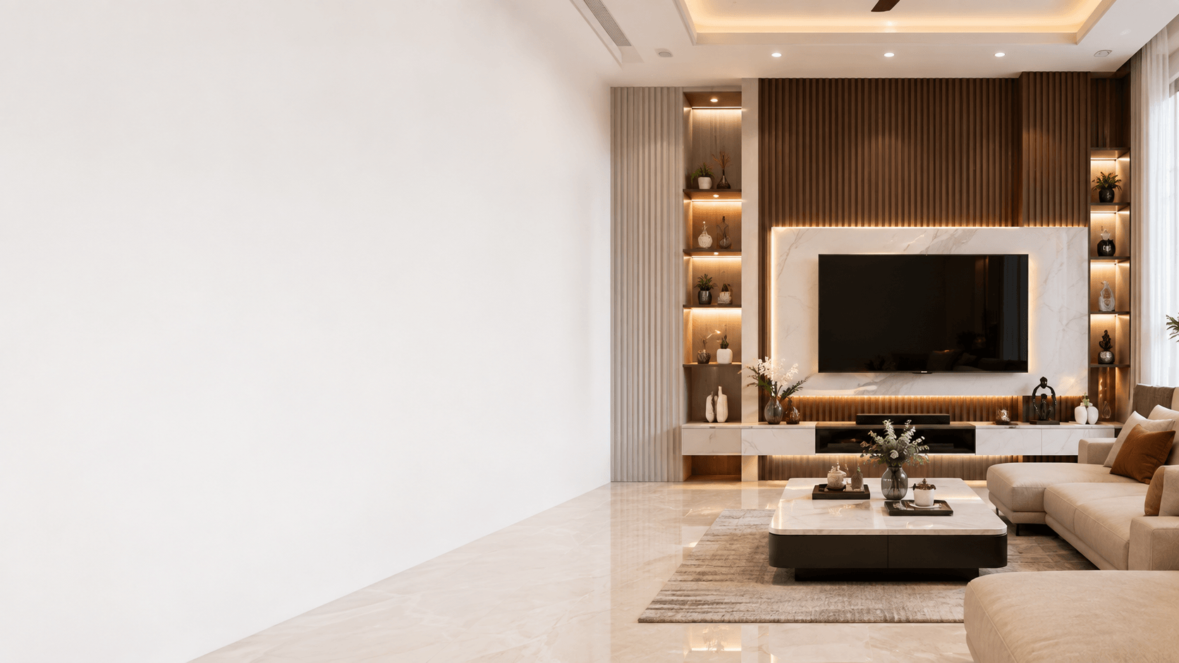 Turnkey interiors executed under one roof. — Interior Design by Zemara Spaces in Pune