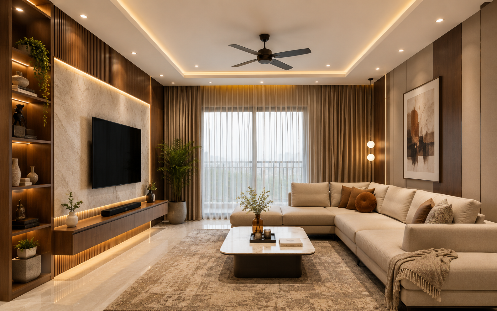 Living Room Joinery & TV Walls